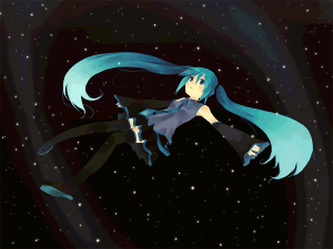 宇宙とミク／Space and Miku
